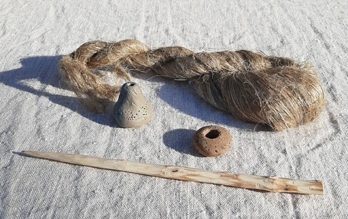 ročno-predenje-Deli vretena za predenje lanu